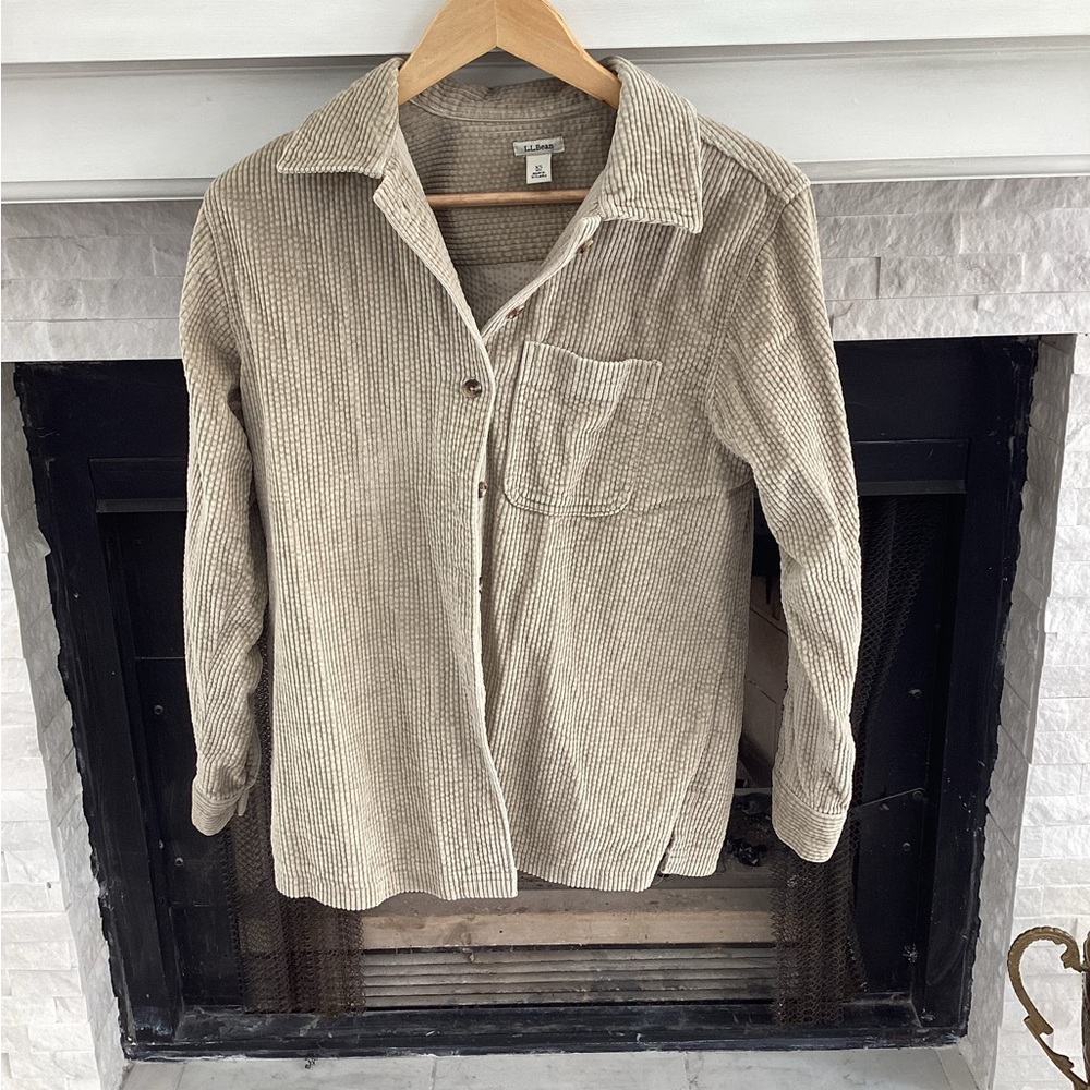 L.L.Bean corduroy button down shirt